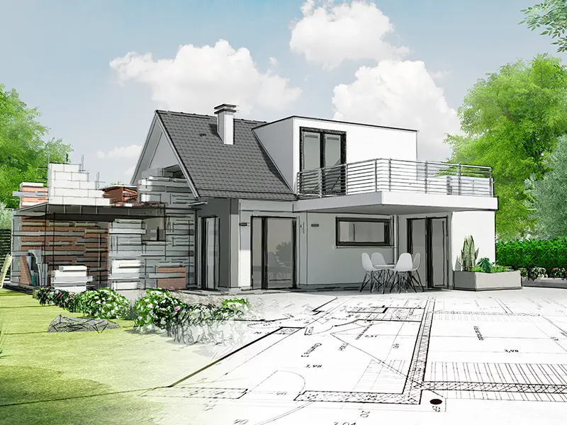 Exemple de dessin d'architecture