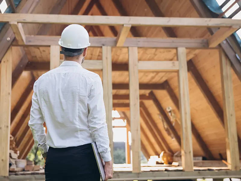 Un exepert sur chantier